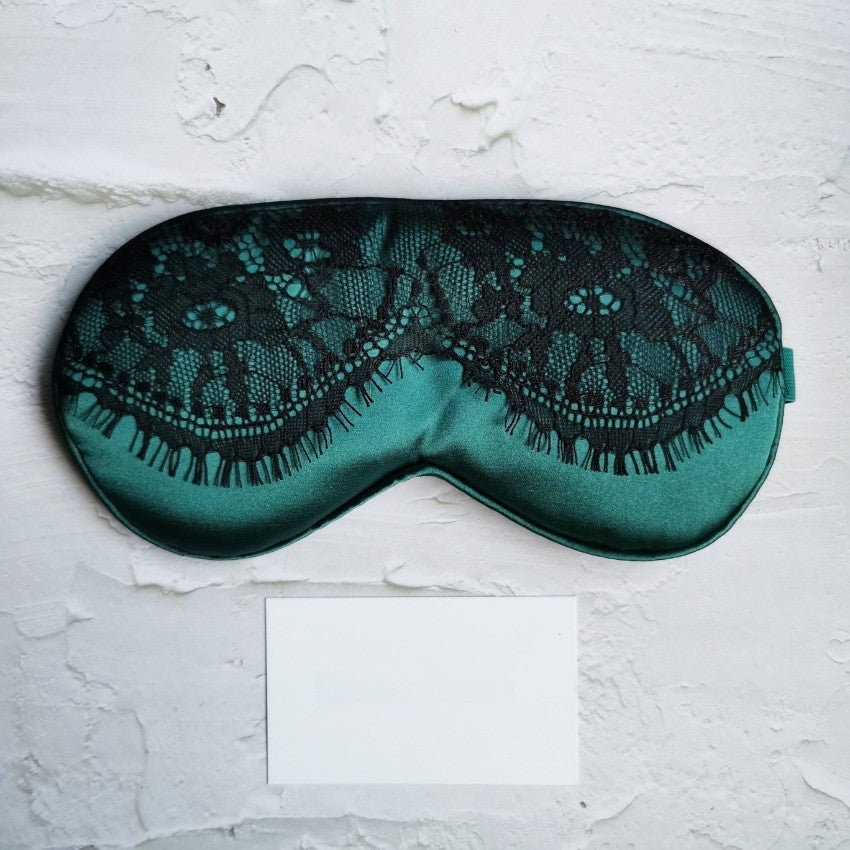 Silk Sleep Mask with Lingerie Design