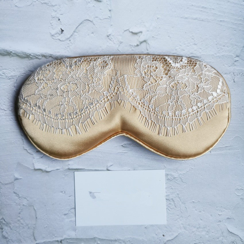 Silk Sleep Mask with Lingerie Design