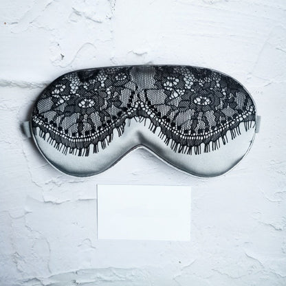 Silk Sleep Mask with Lingerie Design