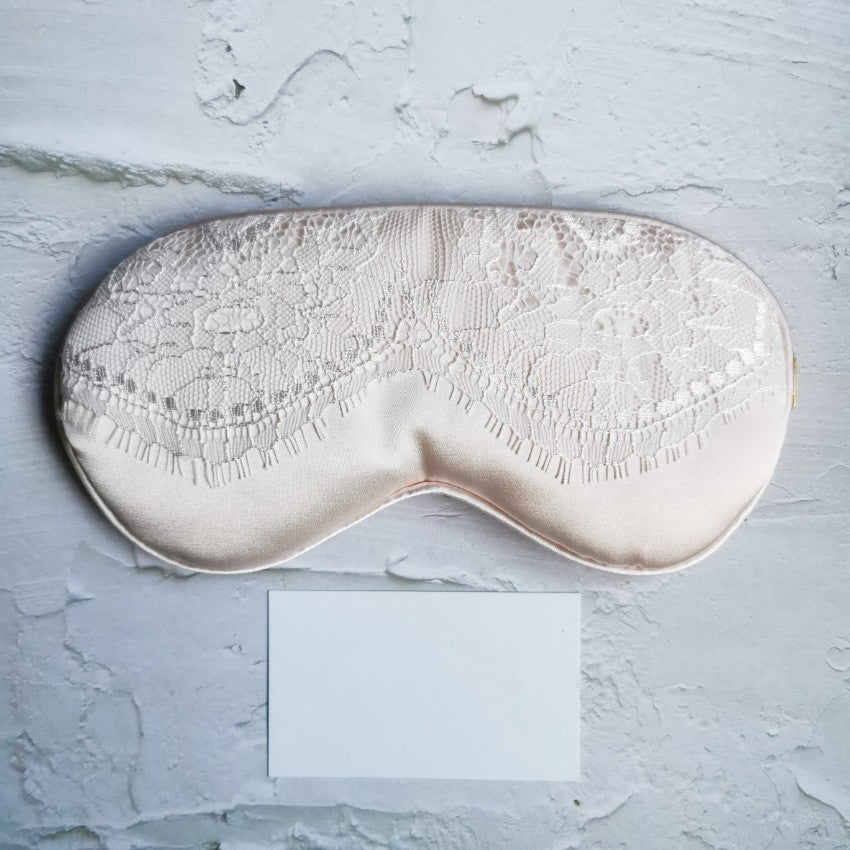 Silk Sleep Mask with Lingerie Design